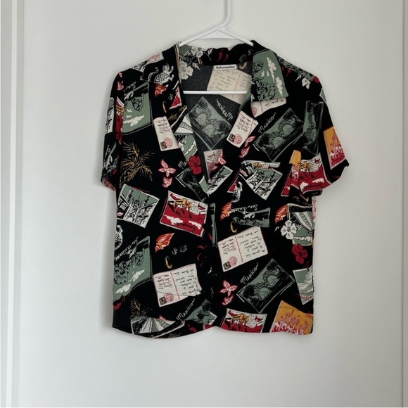 Reformation Cuban Down Top - Picture 2 of 4